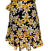 Cinq a Sept Floral Cameron Wrap Dress 4 Navy Multi Silk Mini Short Sleeve Spring