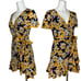 Cinq a Sept Floral Cameron Wrap Dress 4 Navy Multi Silk Mini Short Sleeve Spring