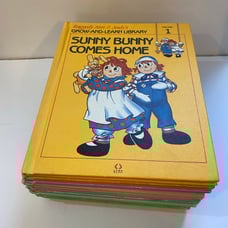 Raggedy Ann & Andy’s Grow & Learn Library Books 1-10 & 15 & 20. Copy Right 1988