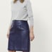 MANGO Designer Line Vegan Faux Leather Skirt NEW NWT Size 12