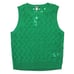 NWT J.Crew Cashmere Pointelle Sweater Shell in Brilliant Kelly Green Vest M
