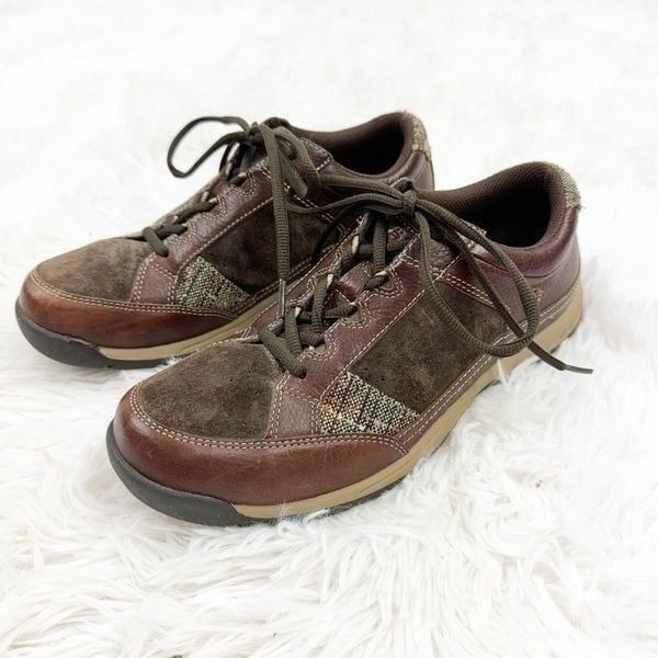 Taos Joyce Patchwork Driving Lace Up Oxford Suede Leather Shoes 8