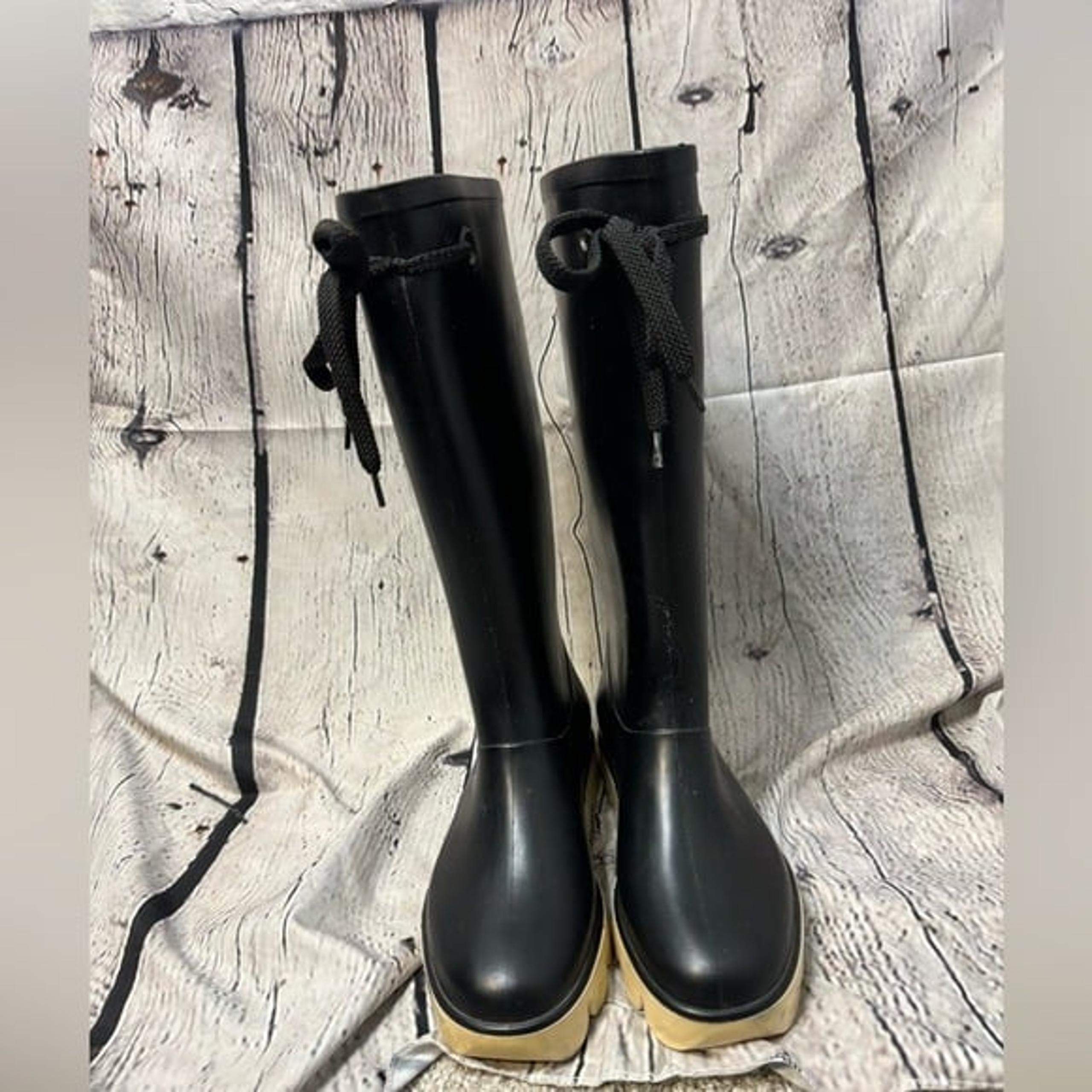 Marc by Marc Jacobs Rain Boots, Black, Size 37 (US 6.5)