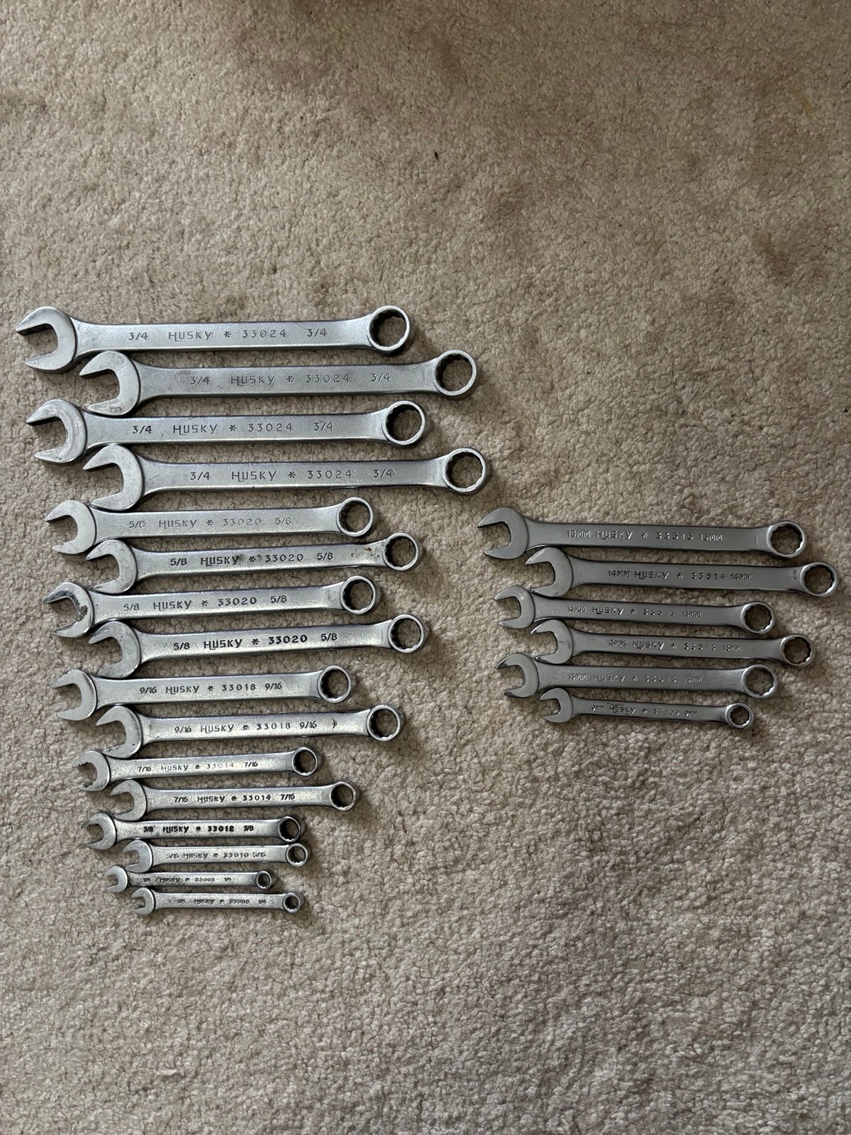 HUSKY Wrench LOT
