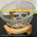 Wood Stand With Bowl