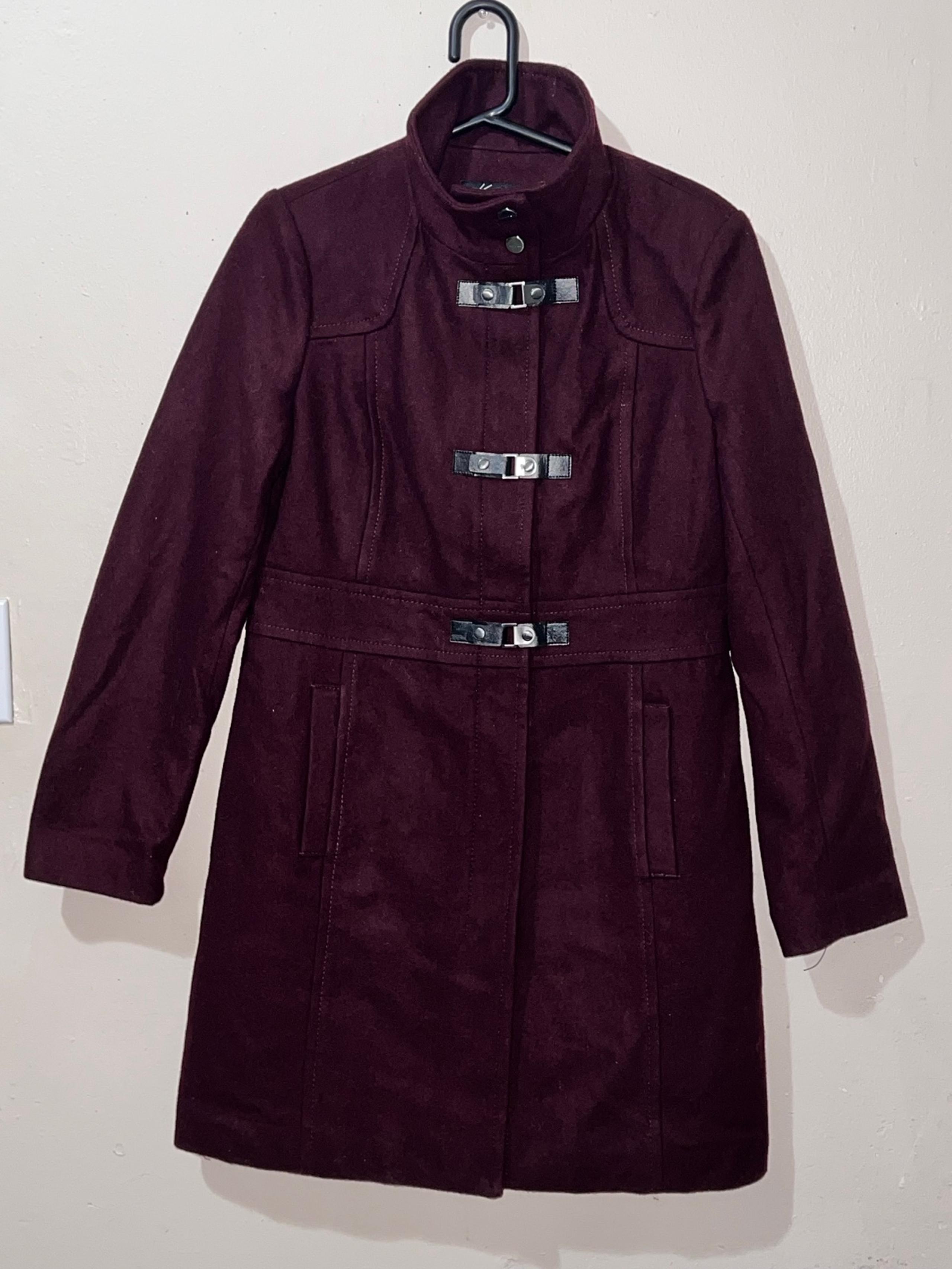 Kenneth Cole Wool Blend Walker Women’s Coat - Size 8