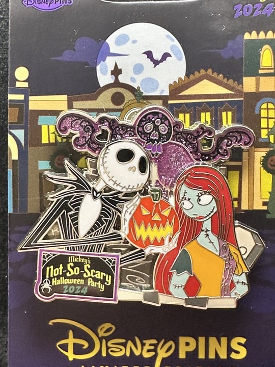 Mickey's Not So Scary Halloween Party MNSSHP 2024 Jack Nightmare Christmas Pin
