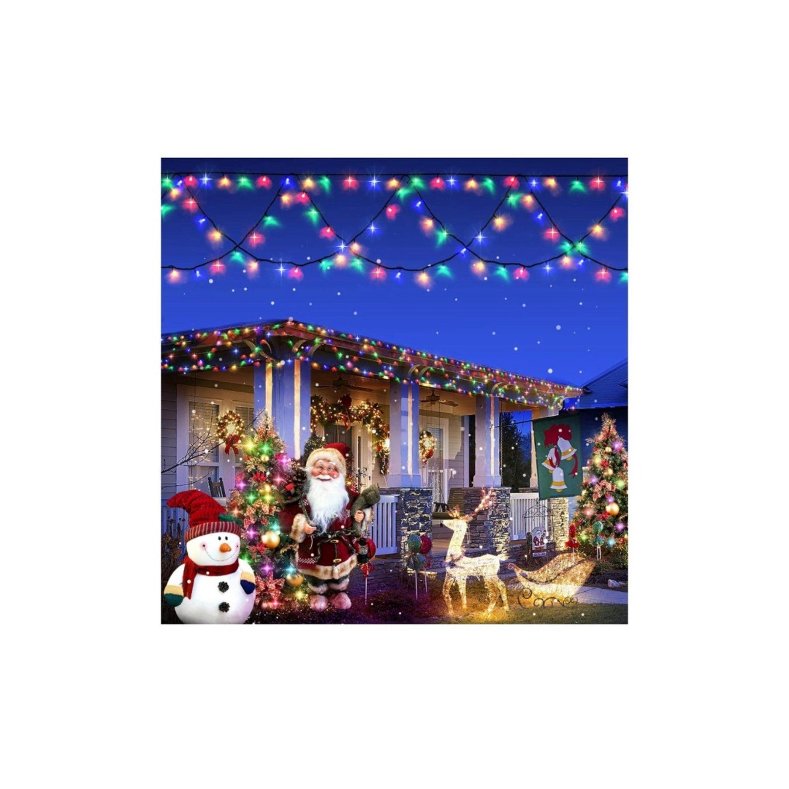 LED Outdoor String Lights-Multi Colored