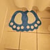 Bathroom Rugs Mats Water Absorbent Non-Slip Mat Used in Bathroom, 19x26''
