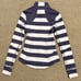 Lululemon Forme Jacket Cuffins Steep Stripe Cadet Blue Horizontal