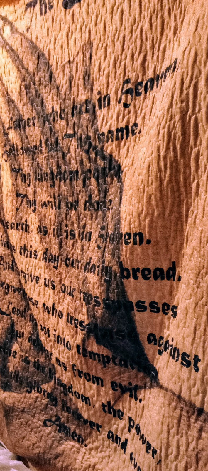 The Lord's Prayer Tapestry /Quilt