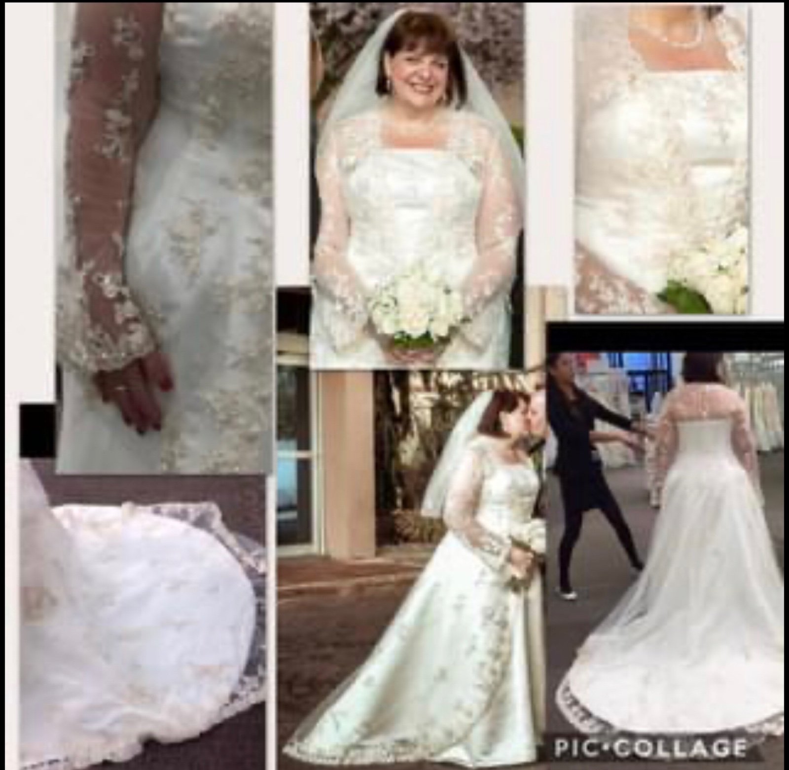 Wedding dress ensemble
