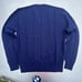 Lord Jeff Navy sweater 90s orlon and fine wool