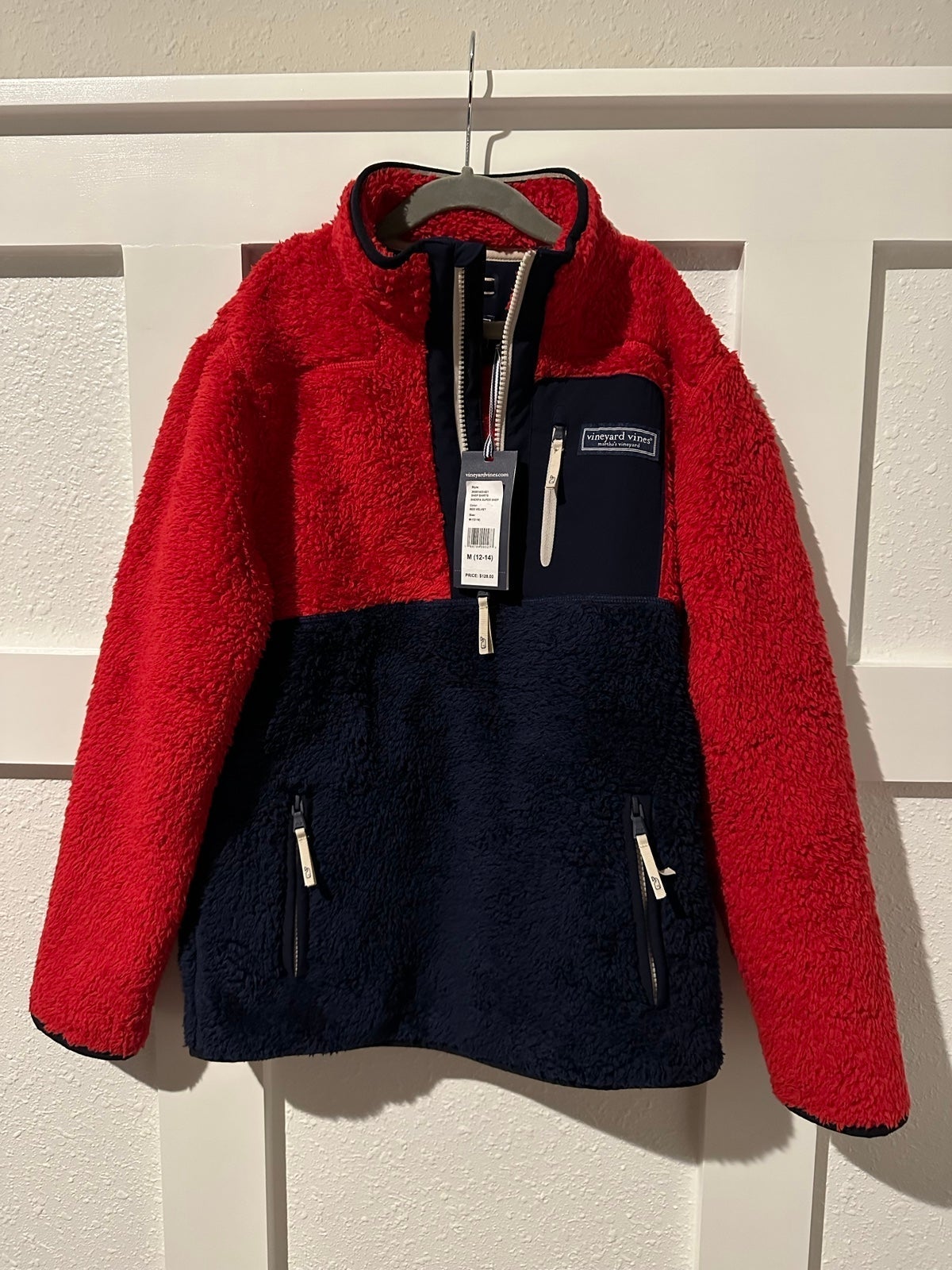 Vineyard Vines Sherpa 1/2 zip pullover