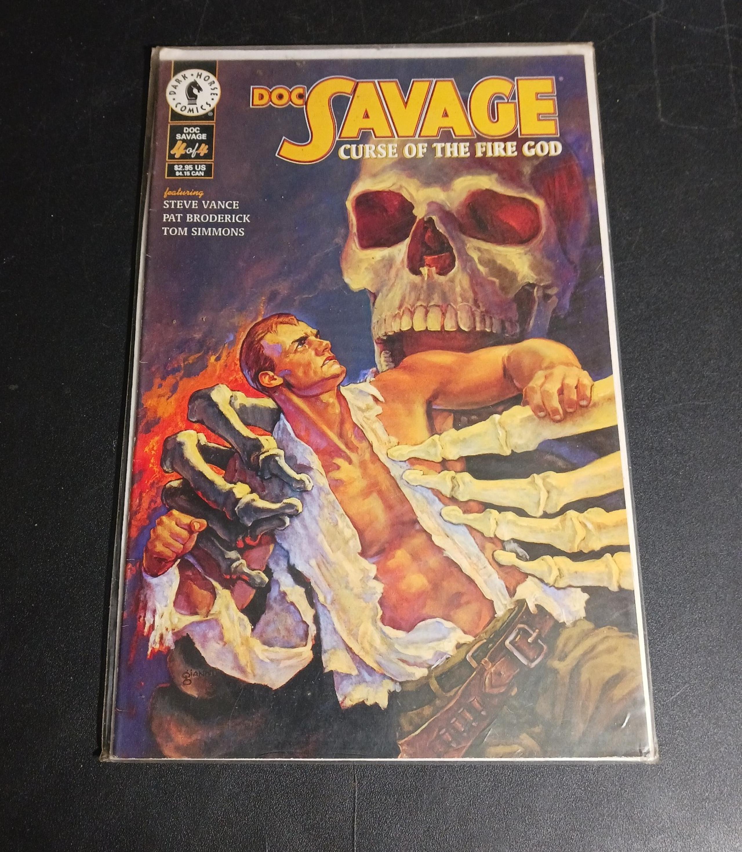 Doc Savage curse of the fire god issue #4 of 4 Dark Horse comics comic book