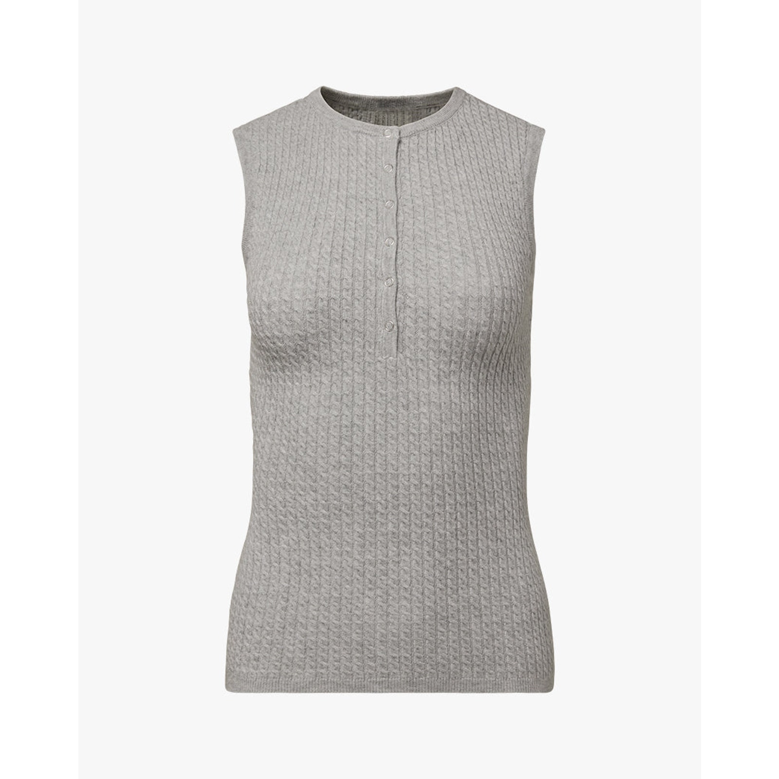 Weworewhat 'Collar' Grey Sleeveless Cartigan Size S