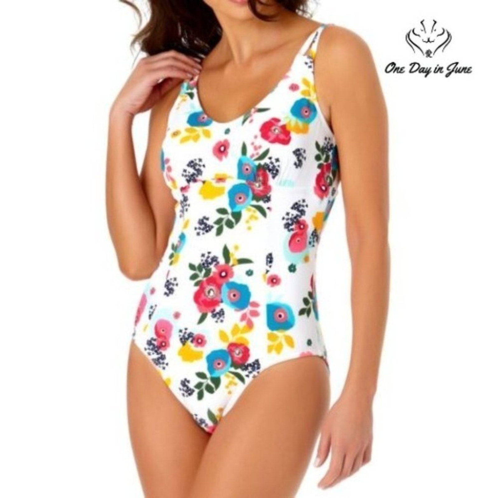 Liz Claiborne Floral One Piece Size 12
