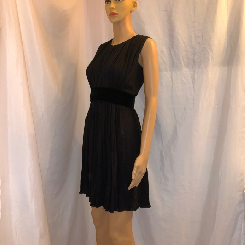 CHLOÉ size SMALL black MINI DRESS LBD
