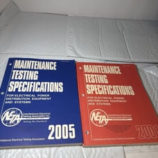 Maintenance testing specifications for electrical power distribution NETA