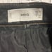 NWOT. Mango Black 100% Ovine Leather Straight-Fit Leather Pants. Size 4.