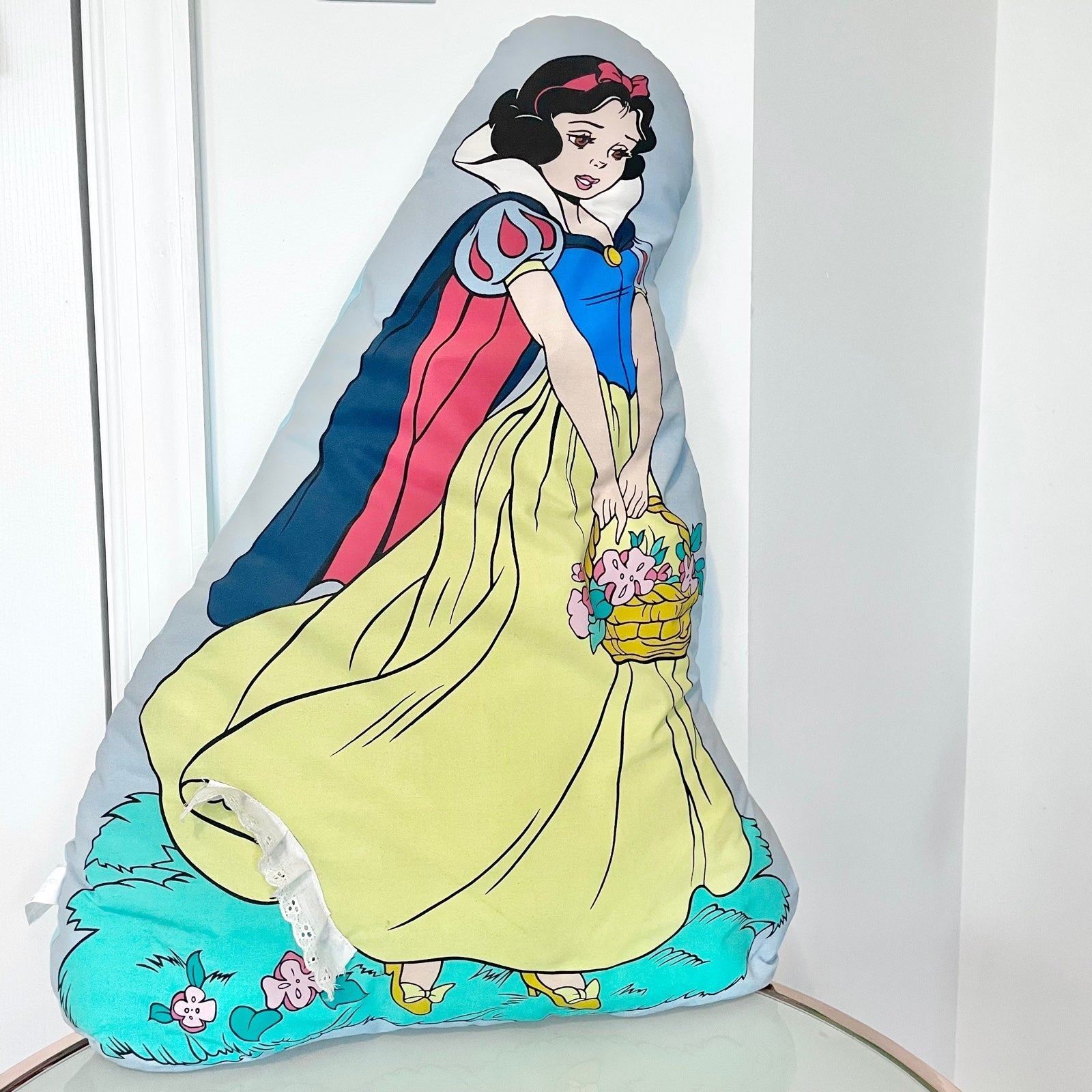Vintage Disney Snow White Character pillow