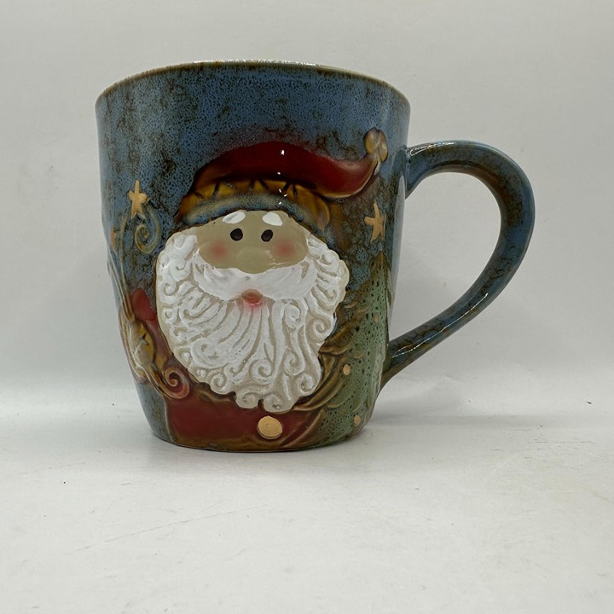 Handcrafted Santa Claus Ceramic Mug By Burton+Burton