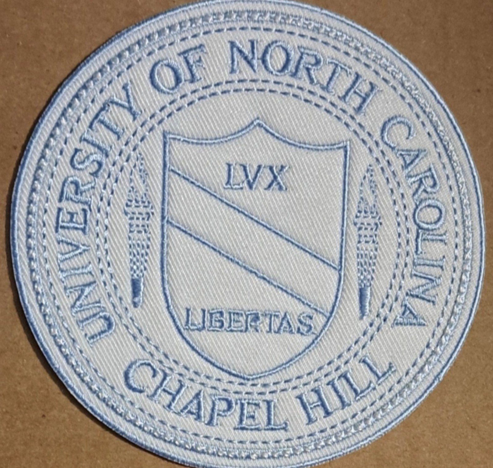 Seal of University of North Carolina at Chapel Hill Iron on patch 5 ct.