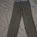 Sid Mashburn Men's Gray Wool Windowpane Flat Front Dress Trousers Pants 34x30