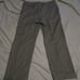 Sid Mashburn Men's Gray Wool Windowpane Flat Front Dress Trousers Pants 34x30