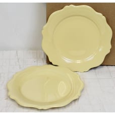 Southern Living Gail Pittman Butter Yellow 2 Luncheon Plate Hospitality Collecti