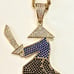 14K Gold Filled Finish 'Samurai Warrior'