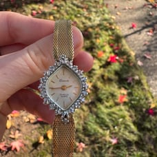 Vintage Armitron Watch Authentic Diamonds - working