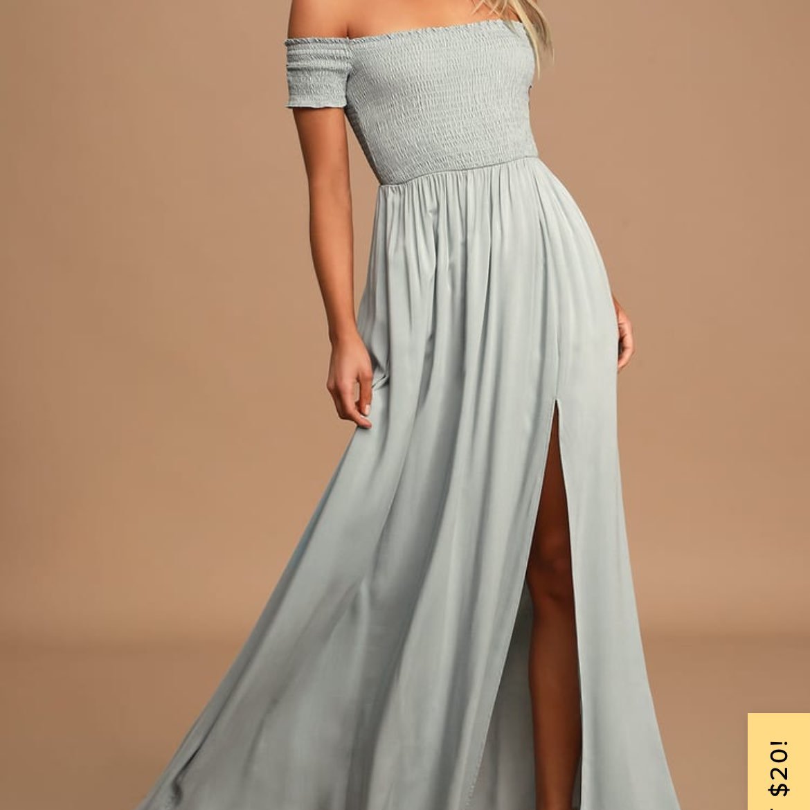 Lulus Off-the-Shoulder Maxi Dresses | Mercari