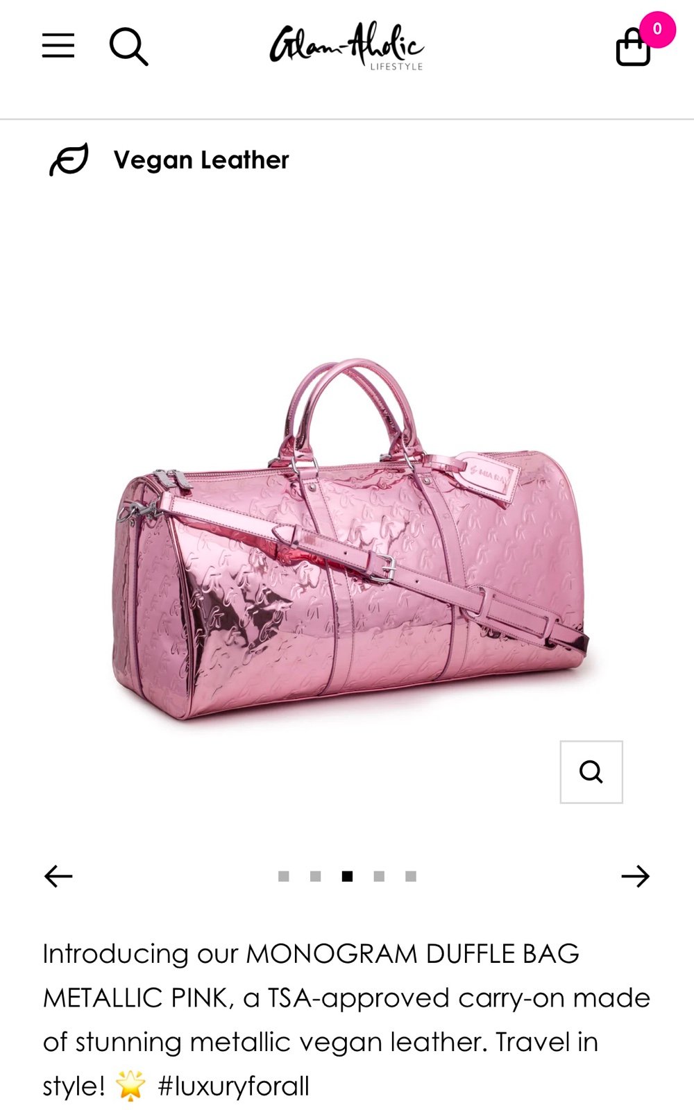 Glam-Aholic Duffel Bag