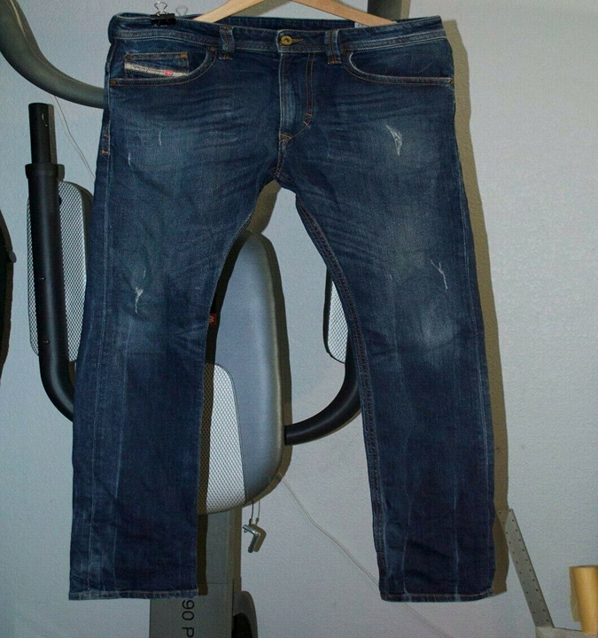 Mens Diesel Thavar Wash 0R1K8_Stretch slim skinny Jean
