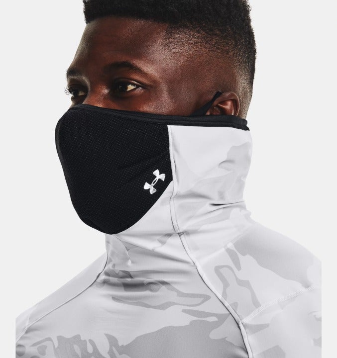 Nwt Men's MEDIUM Under Armour HeatGear SPORTSMASK Iso-Chill Mock LS Shirt Top M