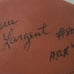 NFL STEVE LARGENT Signed Football with I