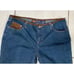 Vintage 90s Y2K Route 66 Flares bootcut Jeans Sz 8 Faux Suede Lace Up