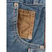Vintage 90s Y2K Route 66 Flares bootcut Jeans Sz 8 Faux Suede Lace Up