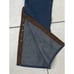 Vintage 90s Y2K Route 66 Flares bootcut Jeans Sz 8 Faux Suede Lace Up