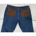Vintage 90s Y2K Route 66 Flares bootcut Jeans Sz 8 Faux Suede Lace Up