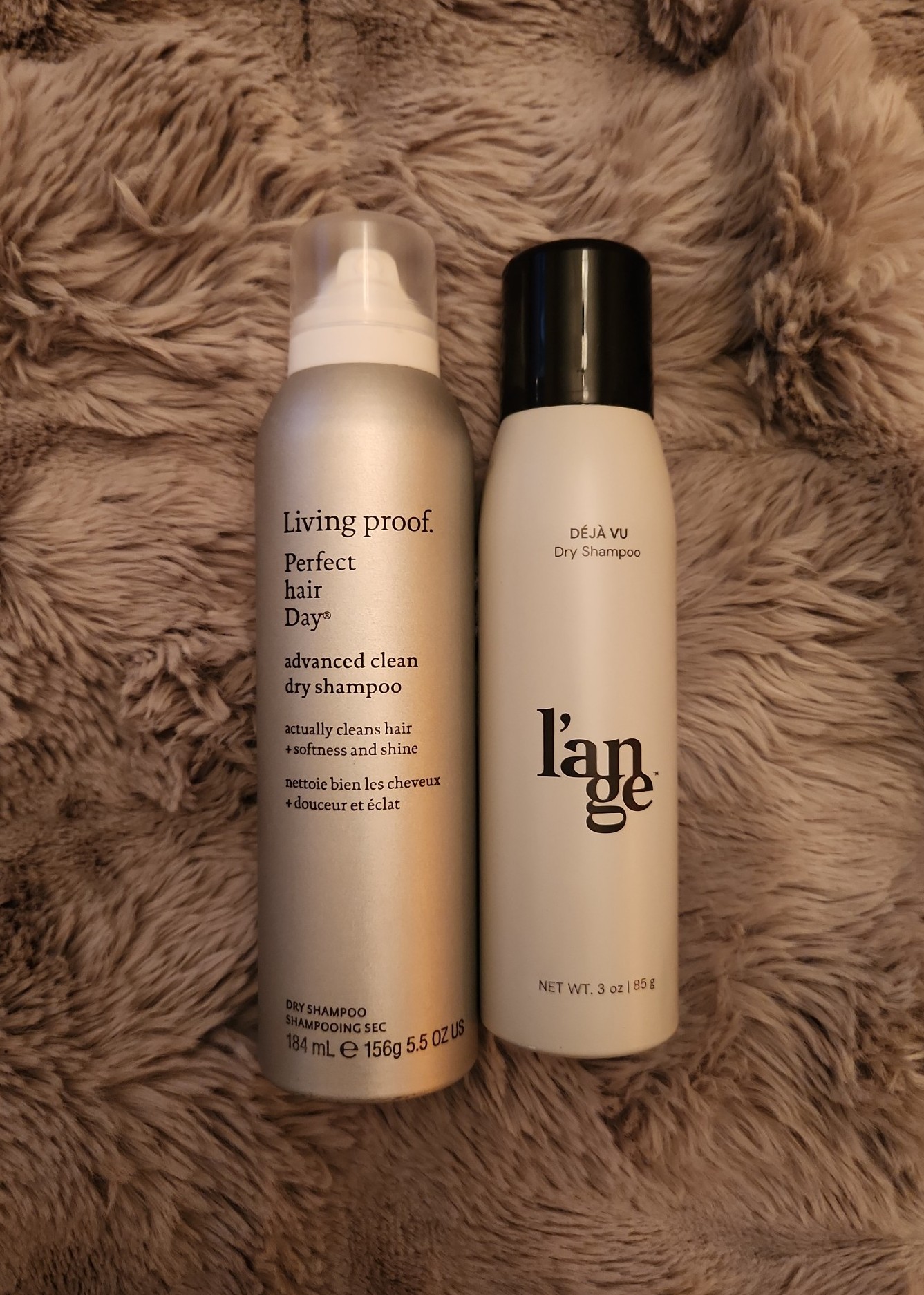 2 Dry Shampoos Living Proof Perfect Hair Day Advanced Clean Dry & L'ange Deja VU