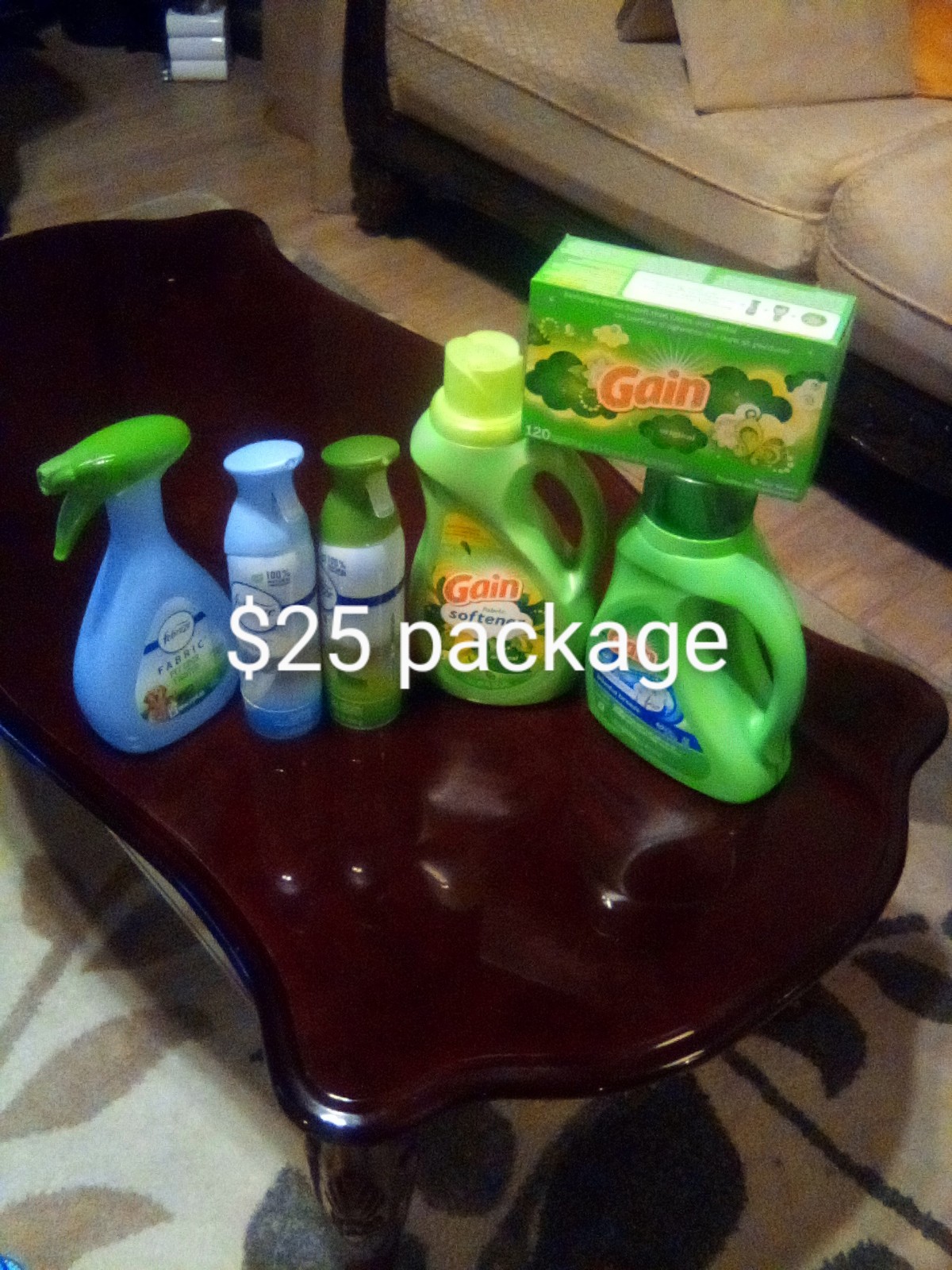 Home cleaning supplies laundry detergent body wash
