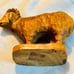Hand Carved Wooden Goat Decor Gift Bethlehem Ornaments