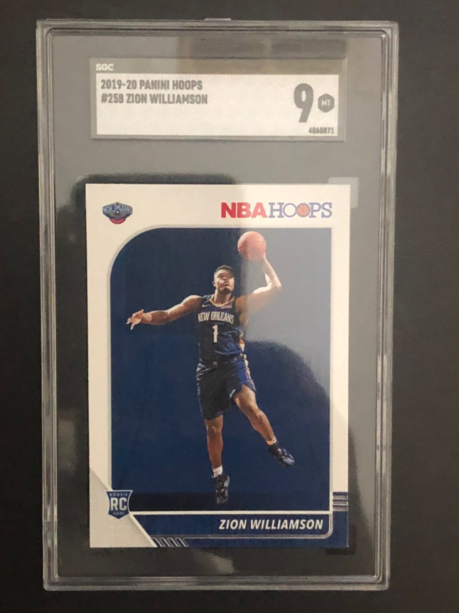 2019 Hoops Zion Williamson RC SGC 9 MINT