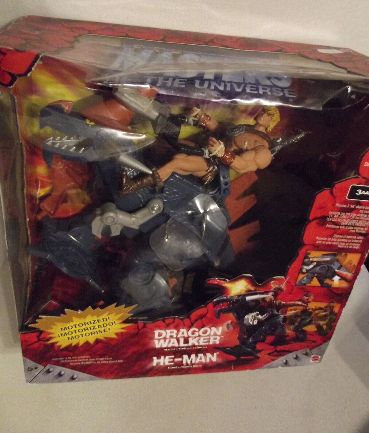 Vintage Masters Of The Universe 200x Dragon Walker Motorized He-Man Mattel 2003