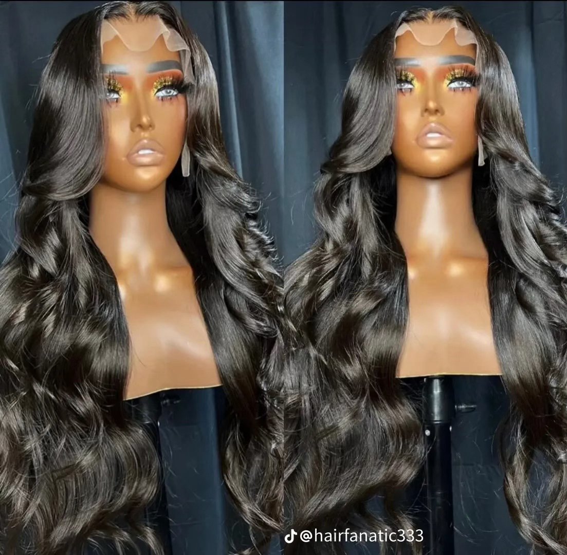 human hair lace front wig