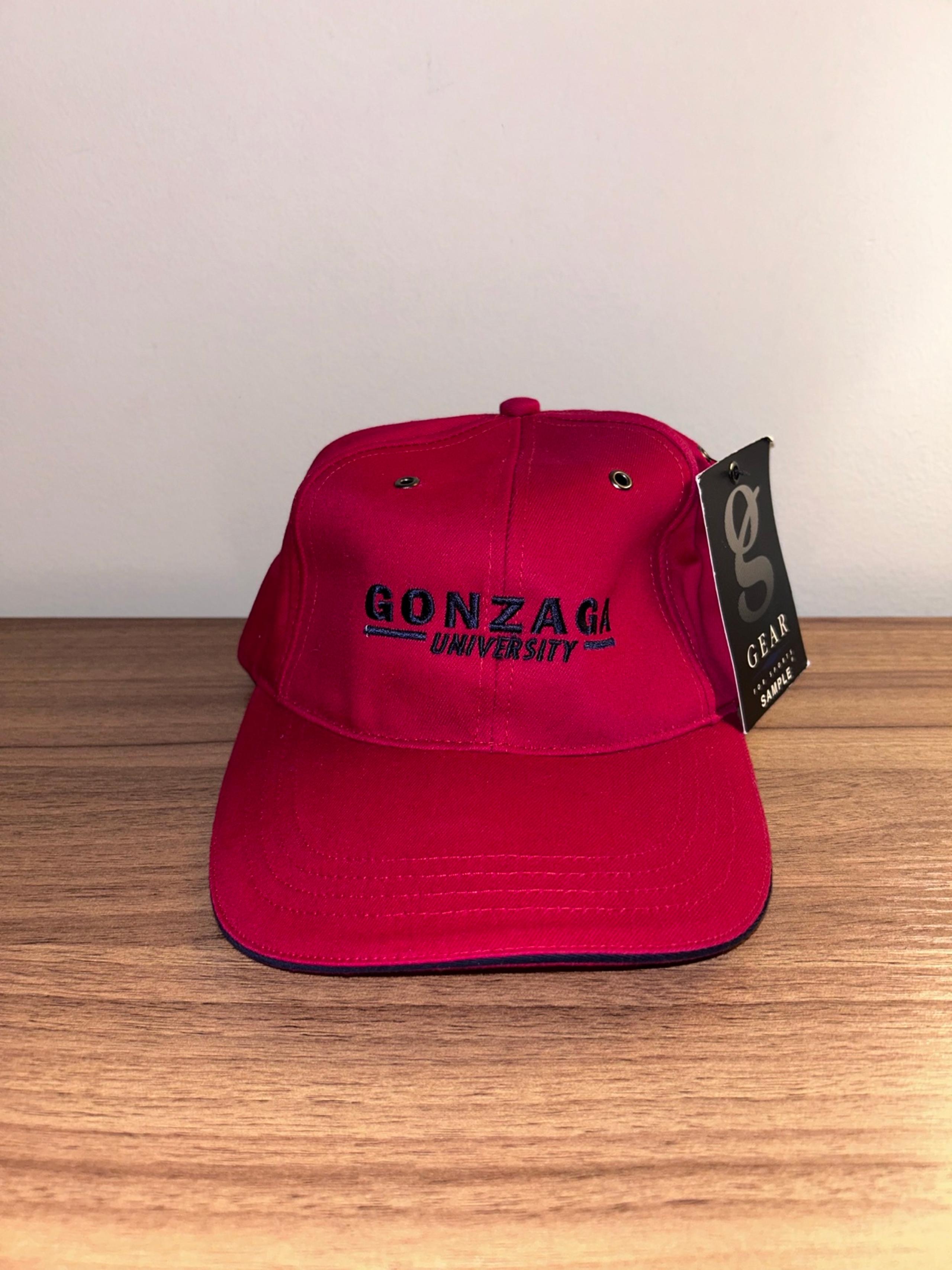 Vintage Rare Gear for sports Gonzaga Bulldogs Sample Adjustable hat cap Red READ