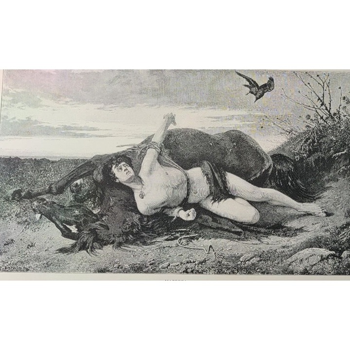 Lord Byron MAZEPPA (life of Ivan Mazepa) Hetman Ukraine A. Wagner 1902 Print