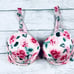 VS pink floral shine bling strap Very Sexy push-up bra size 36DD